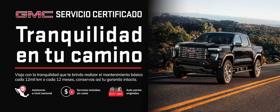 Mantén la máxima seguridad al volante realizando el mantenimiento básico a tu SUV premium GMC cada 12 mil km o cada 12 meses. ¡Mantén tu garantía intacta!