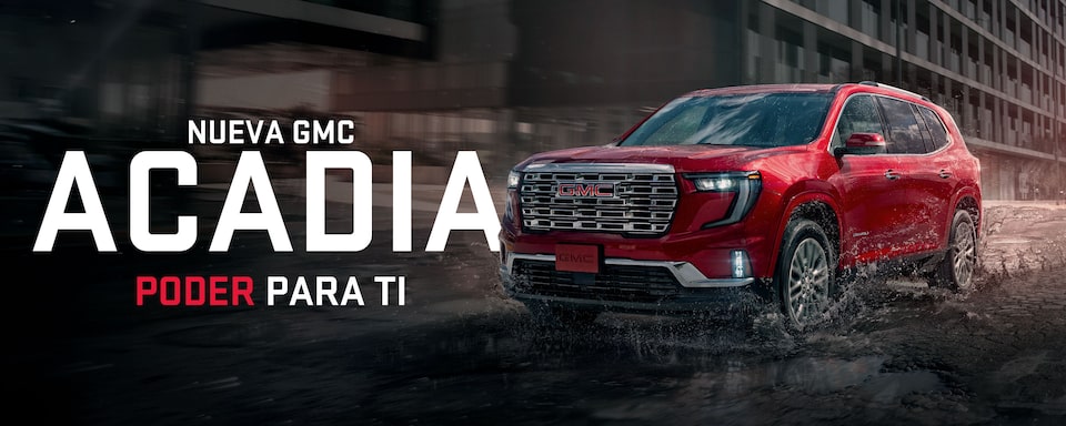 Nueva GMC Acadia, SUV familiar premium de 3 filas de asientos y capacidad de hasta 7 pasajeros