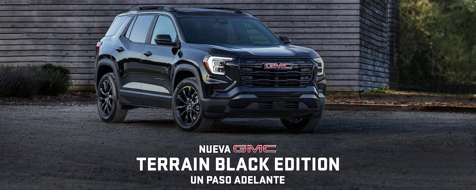 Nueva GMC Terrain Black Edition, la mejor camioneta SUV para aventurarse en cualquier camino